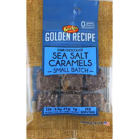 GOLDEN RECIPE Golden Recipe Dark Chocolate Sea Salt Caramels 3.5 Count, PK8 7698